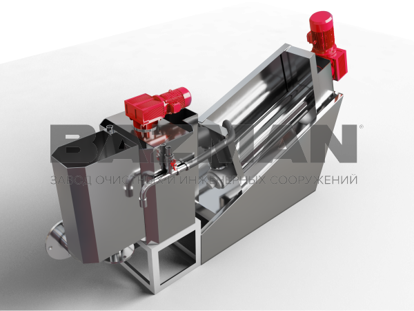 Шнековый обезвоживатель